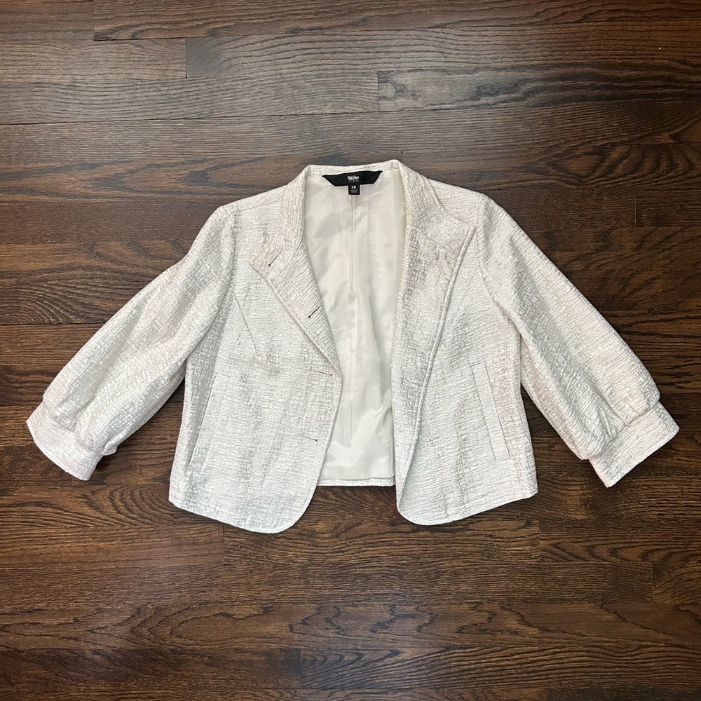 Sparkly silver jacket!